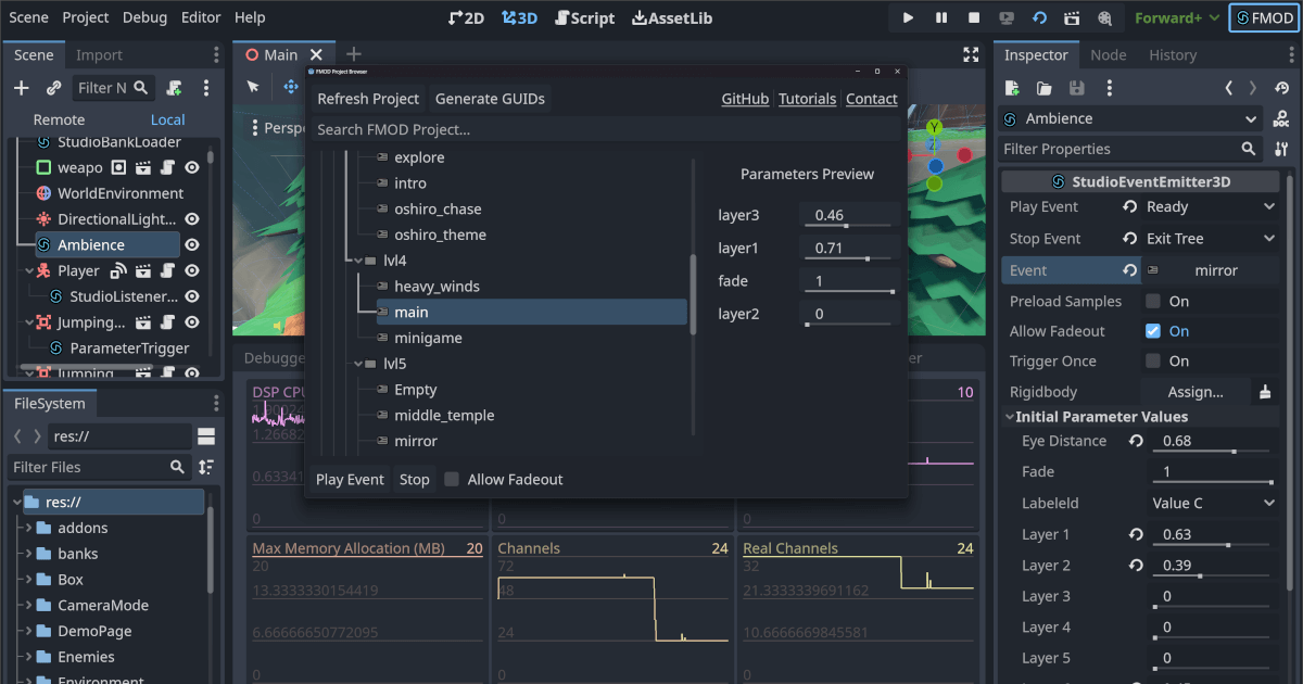 Getting Started with FMOD & Godot – Alessandro Famà